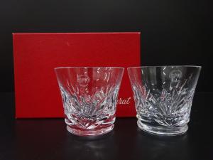 「NX」Baccarat ルテシア ロックグラス ペア